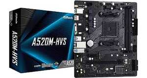 PLACA MAE ASROCK A520M-HVS (AM4/DDR4/HDMI/VGA/M.2/USB3.2)