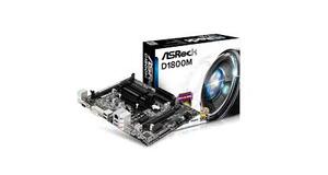 PLACA MÃE ASROCK D1800M INTEGRADO COM PROCESSADOR INTEL DUAL CORE J1800