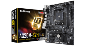 PLACA MAE GIGABYTE GA-A320M-S2H (AM4/DDR4/DVI/USB 3.1/HDMI VGA