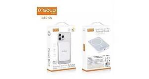 POWER BANK MAGNÉTICO SEM FIO YD19 HMASTON 5000MAH COR BRANCO