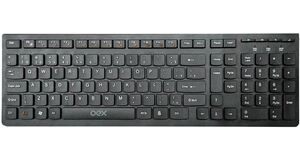 TC300 TECLADO FLAT PRETO FORMATO SLIM