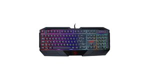 TECLADO GAMER C/FIO MEMBRAN LED KE-KG105
