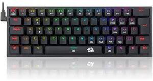 TECLADO MECANICO GAMER REDRAGON ANIVIA RGB (SWITCH BROWN) - PRETO