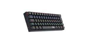 TECLADO MECANICO GAMER REDRAGON LAKSHMI RAINBOW PRETO, SWITCH AZUL, ABNT2 - K606R (PT-BLUE)