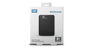 WESTERN DIGITAL WDBU6Y0020BBK EXTERNO PORTÁTIL ELEMENTS USB 3.0 2TB