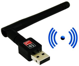 ADAPTADOR WIRELESS USB WIFI 300MBPS LAN COM ANTENA