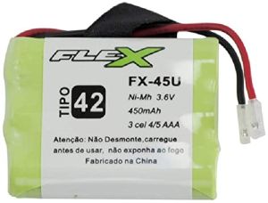 BATERIA PARA TELEFONE SEM FIO FX-45U FLEX