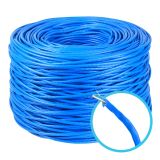CABO CFTV 4P CAT5 24AWG AZUL 0,51MM 305MTRS MEGATRON