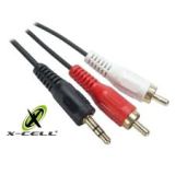 CABO P2ST X 2RCA 3 MTS 3M X-CELL XC-P2-2RCA 3M