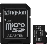 CARTÃO DE MEMÓRIA KINGSTON CANVAS SELECT PLUS MICROSD 32GB CLASSE 10 COM ADAPTADO