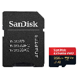 CARTÃO DE MEMÓRIA MICRO SD SANDISK EXTREME PRO 256GB 140MBS - (SDSQXCD-256G-GN6MA)