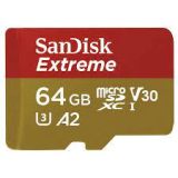 CARTÃO DE MEMÓRIA SANDISK EXTREME COM ADAPTADOR SD 64GB SDSQXA2-064G-GN6MA