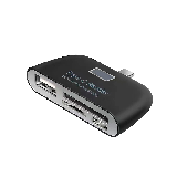 HUB LEITOR USB-C / 4 EM 1 XC-ADP-49