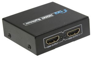 SPLITTER HDMI DIVISOR 1 ENTRADA X 2 SAÍDAS 1.4 3D 1080
