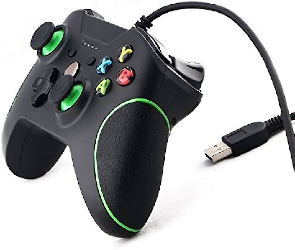 Controle Xbox 360 Pc Notebook Celular Com Fio Joystick - Single