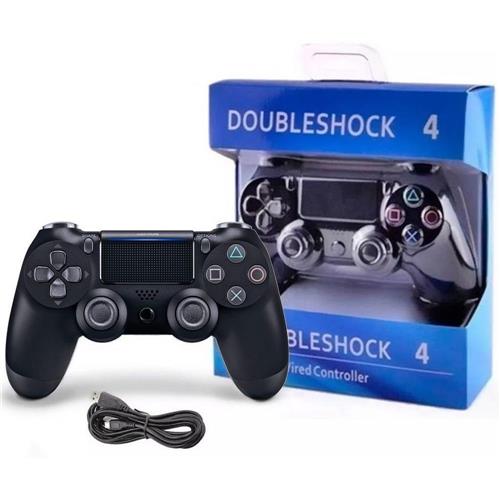 CONTROLE PS4 DUALSHOCK 4 PRETO LELON PARALELO - Play Informática Pinhais